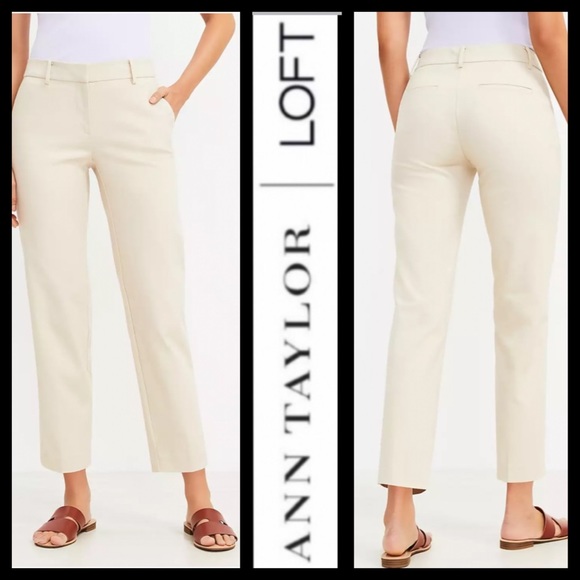 NWT Ann Taylor Loft The Riviera Slim Pants Curvy - Picture 3 of 7